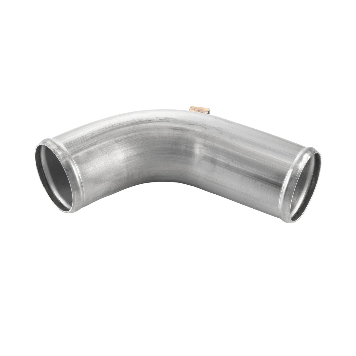 PPE stainless steel cold-side charge pipe for 6.7L Power Stroke improves airflow and replaces factory rubber hose