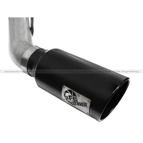 AFE Atlas 4" Dual Side Exit Aluminized Steel Exhaust System for 11-14 6.7L Ford Powerstroke
