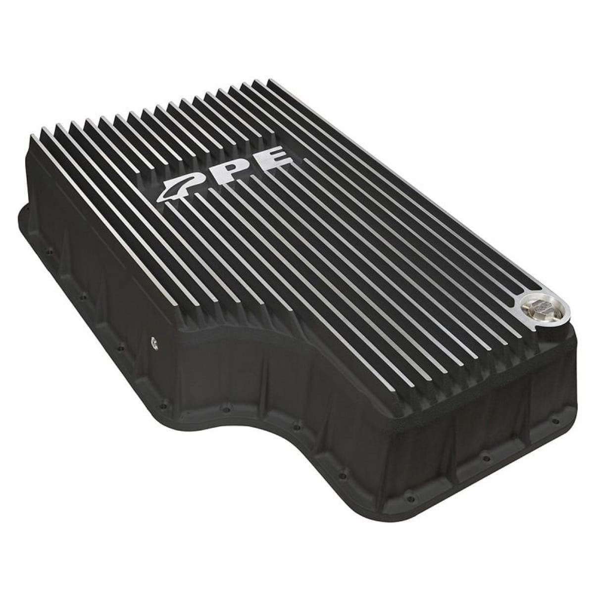 PPE 328052010 Heavy-Duty Deep Aluminum Transmission Pan Brushed for 11-19 6.7L Ford Powerstroke