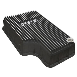 PPE 328052010 Heavy-Duty Deep Aluminum Transmission Pan Brushed for 11-19 6.7L Ford Powerstroke