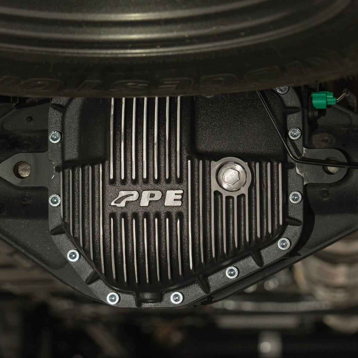 Ford Super Duty differential cover showing premium cast aluminum construction