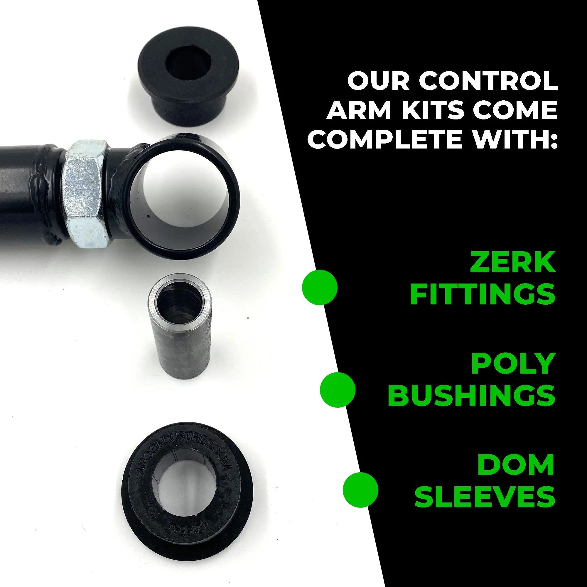 Apoc Industries Front Adjustable Johnny Joint Control Arms 94-99 Dodge Ram 1500/2500/3500 4WD