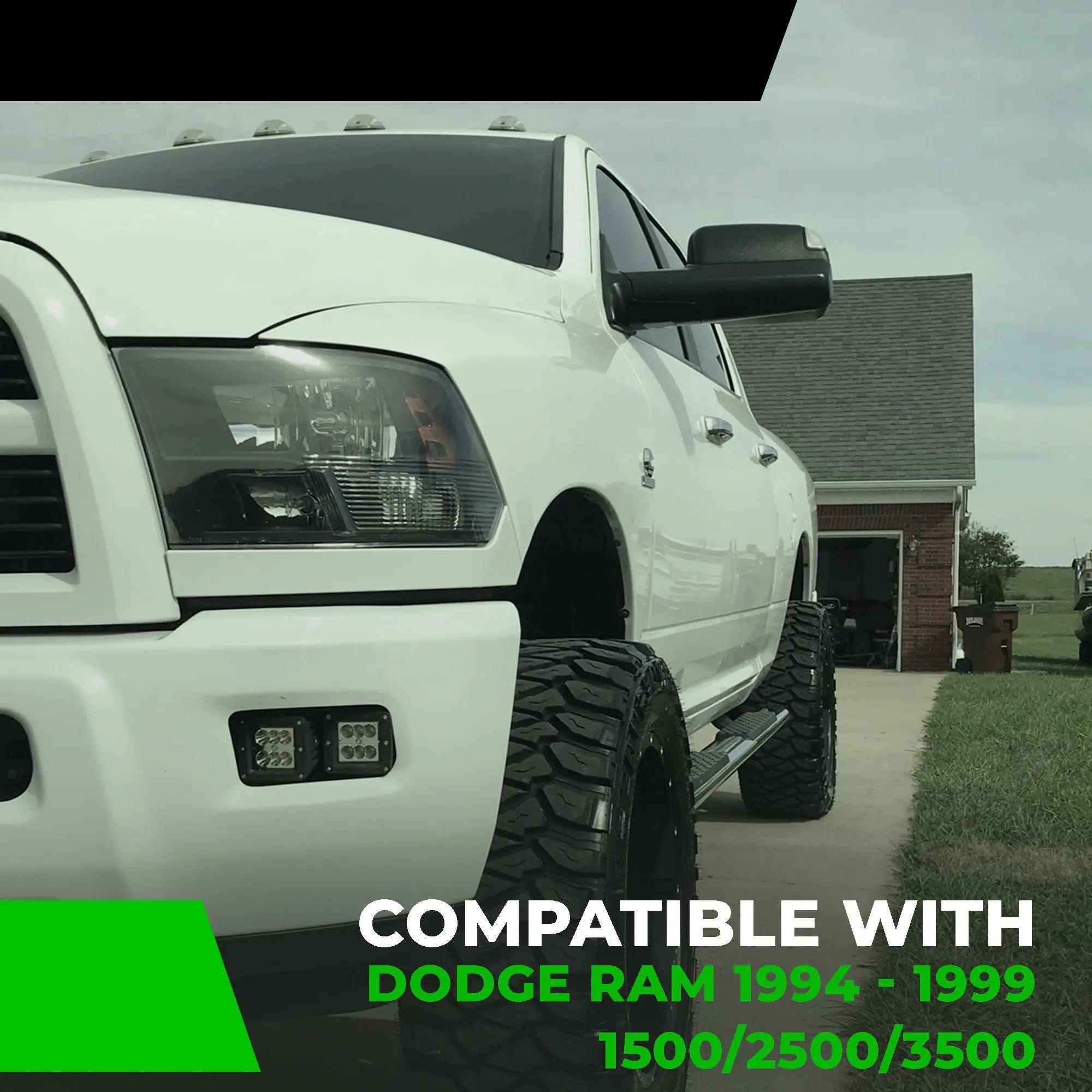 Apoc Industries Front Adjustable Control Arms 94-99 Dodge Ram 1500/2500/3500 4WD