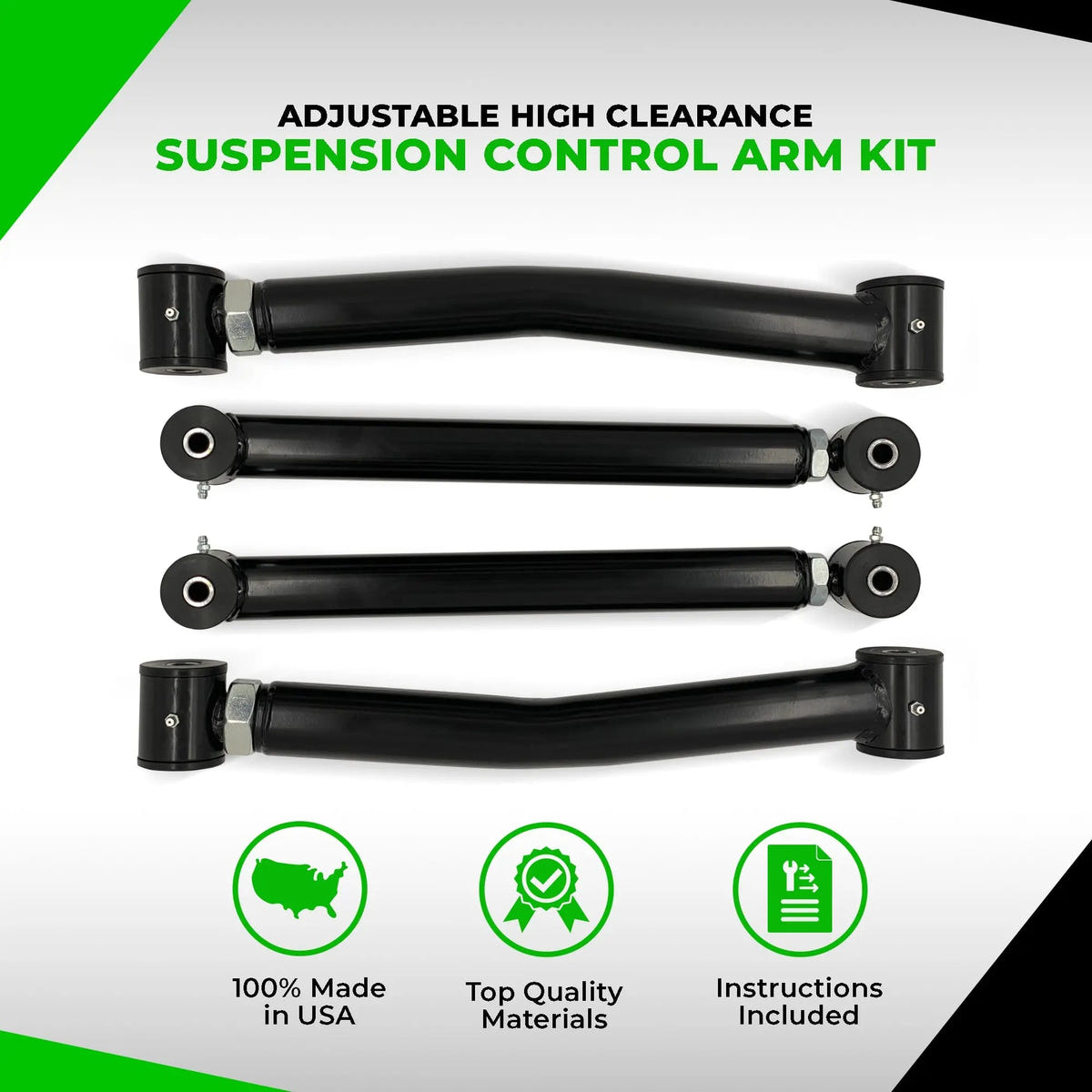 Apoc Industries High Clearance Adjustable Control Arms 94-99 Dodge Ram 2500/3500 4WD