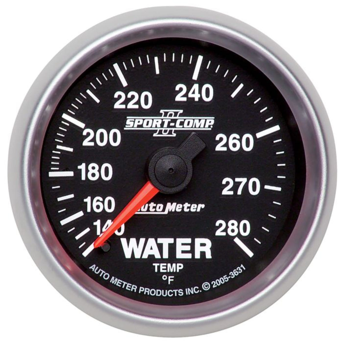 Auto Meter SPORT-COMP II 2-1/16" Water Temperature Gauge
