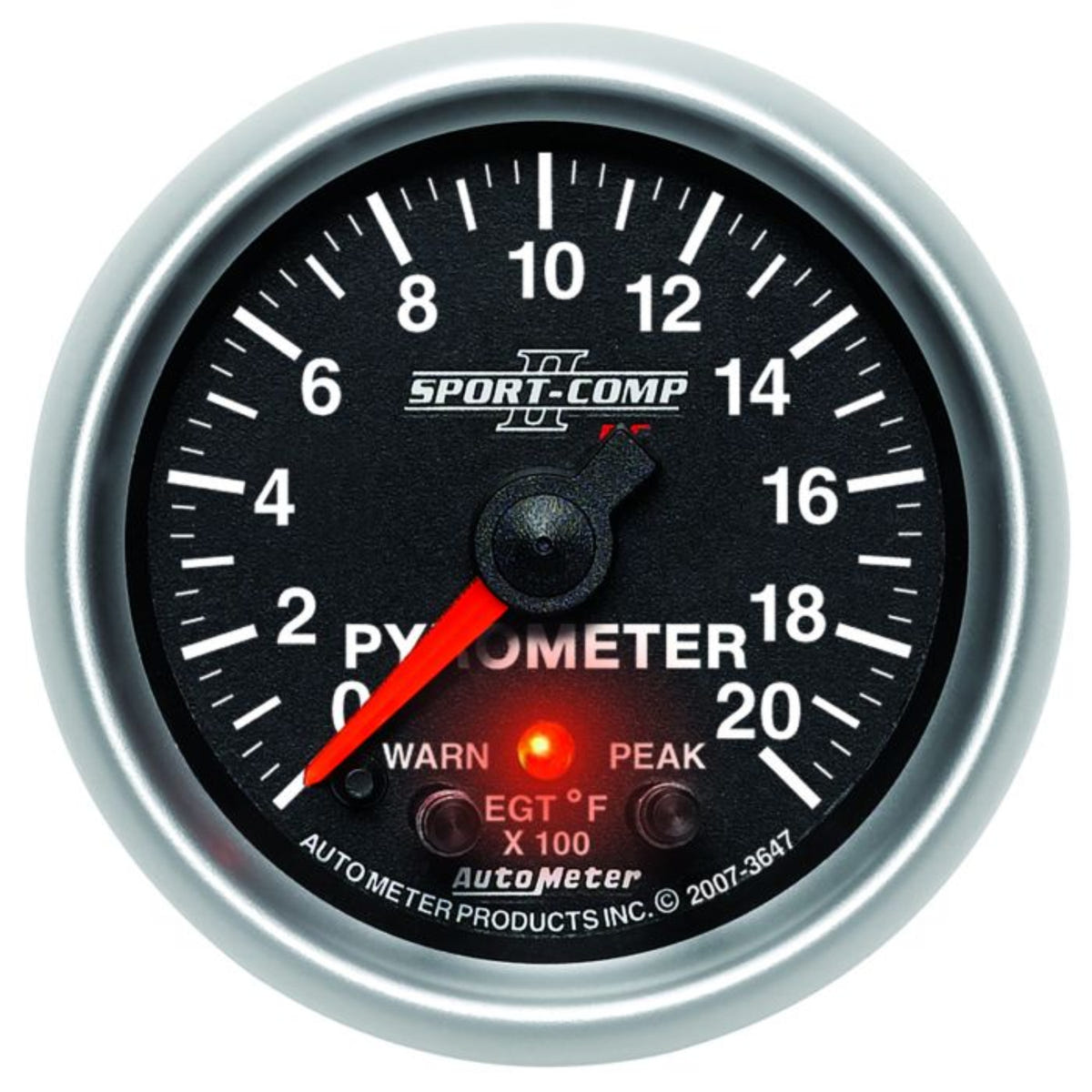 Auto Meter SPORT-COMP II 2 1/16" EGT Pyrometer Gauge
