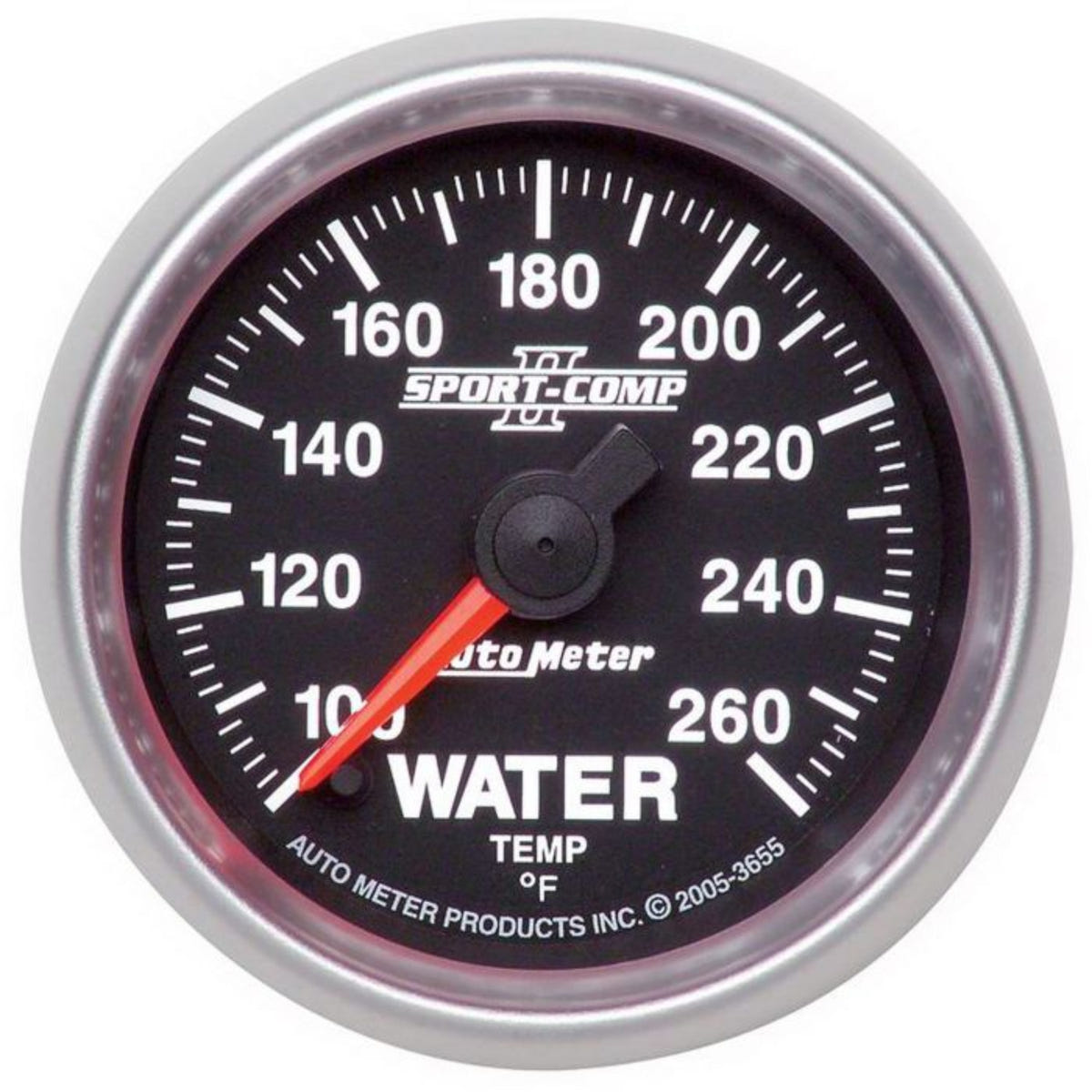 Auto Meter SPORT-COMP II Water Temperature Gauge