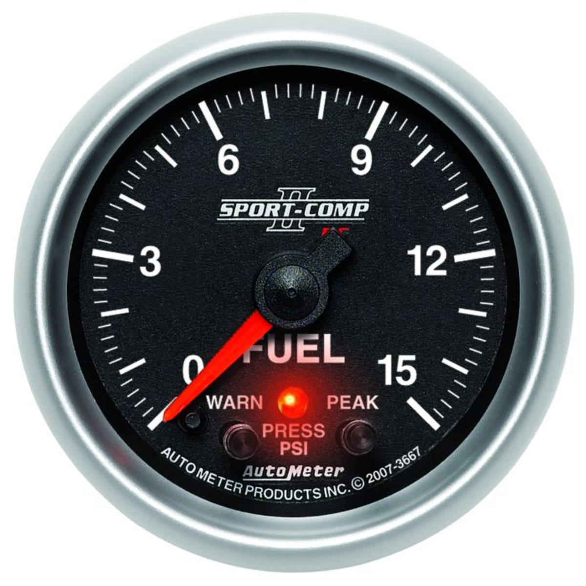 Auto Meter SPORT-COMP II Fuel Pressure Gauge
