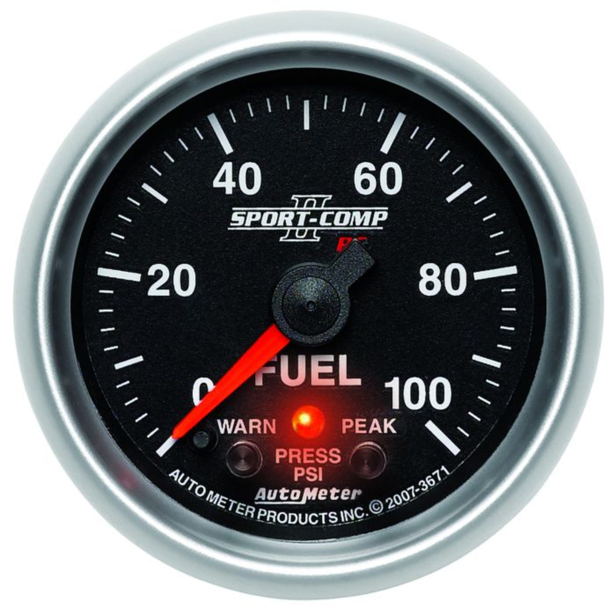Auto Meter SPORT-COMP II Fuel Pressure Gauge