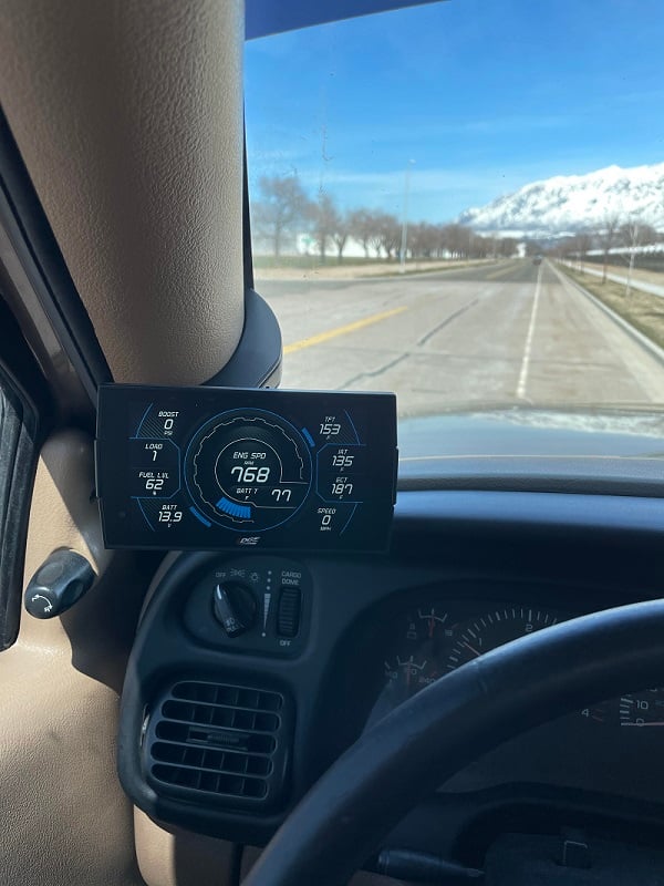 Edge CTS3 Pillar Display Mount for 98.5-02 Ram 5.9L Cummins