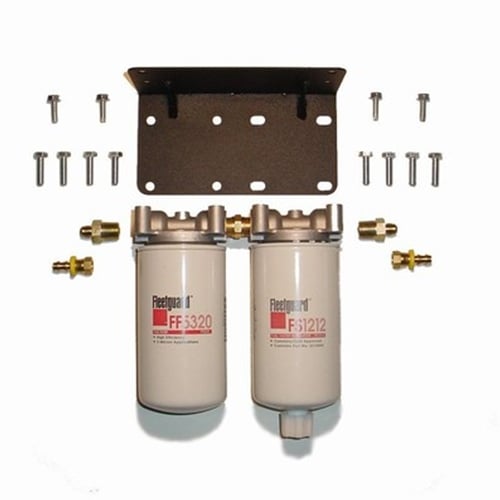 Glacier Diesel Power 5 Micron Fuel Filter 20 Micron Fuel/Water Separator Combo Universal
