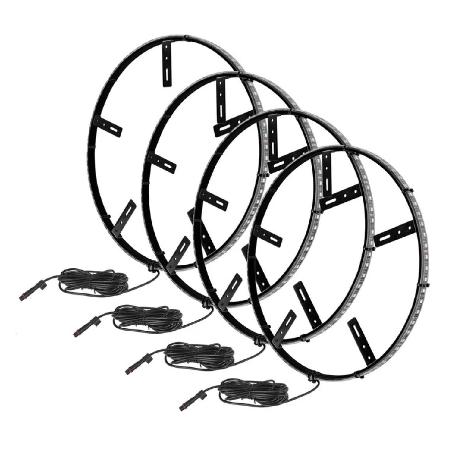 ORACLE LED Illuminated Wheel Rings with ColorSHIFT tech for a bold full-wheel halo glow upgrade