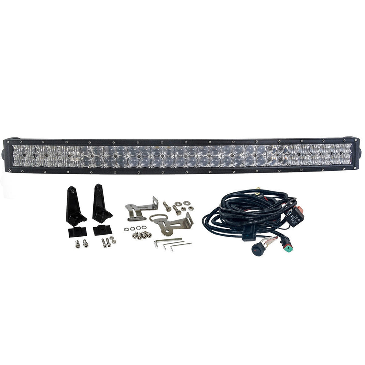 GG Lighting Curved 30" Sport Double Row LED Light Bar