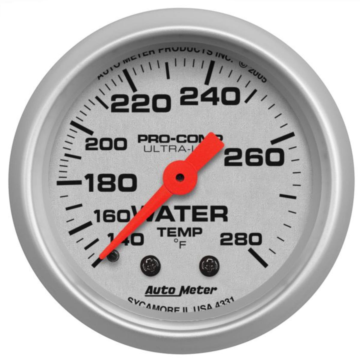 Auto Meter Ultra-Light Water Temp Gauge