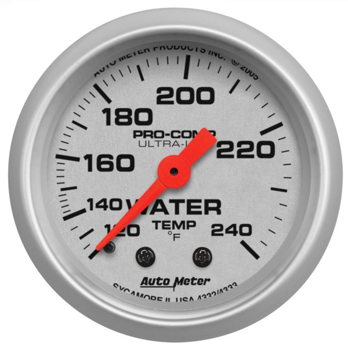 Auto Meter Ultra-Light Water Temp Gauge