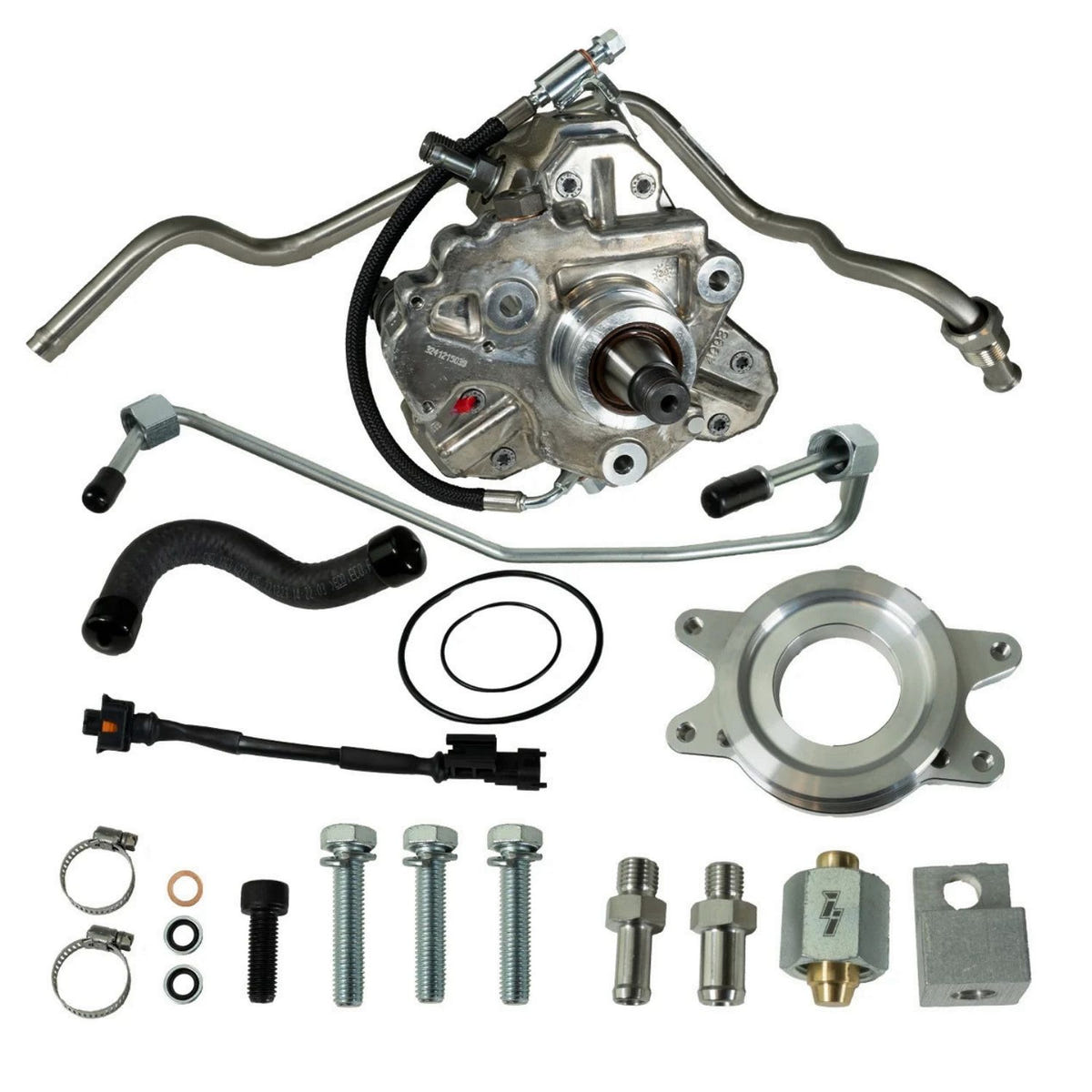 Industrial Injection CP4 to CP3 Conversion Kit w and Pump Factory Fit for 2011-2016 6.6L GM Duramax LML