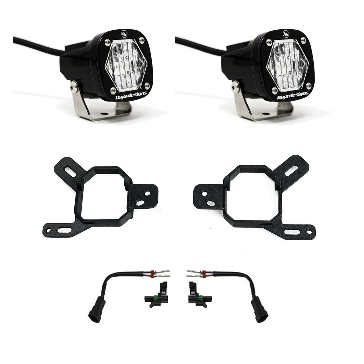 BAJA Designs S1 Fog Pocket Light Kit 24-26 GM 2500HD/3500HD