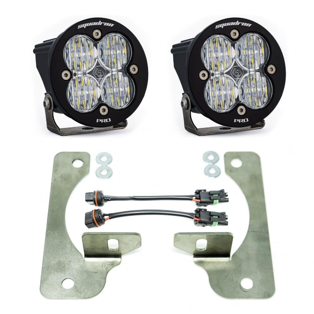 Baja Designs Squadron-R Pro Fog Pocket Light Kit for 18-23 Wrangler JL and for 20-24 Gladiator JT