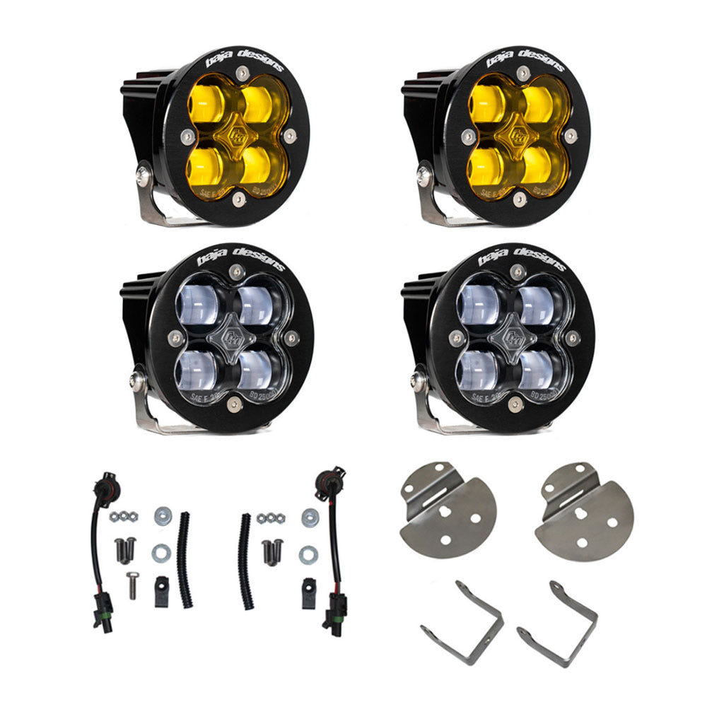 Baja Designs Squadron SAE Fog Pocket Light Kit 15 19 GM Colorado / Canyon / Silverado / Sierra