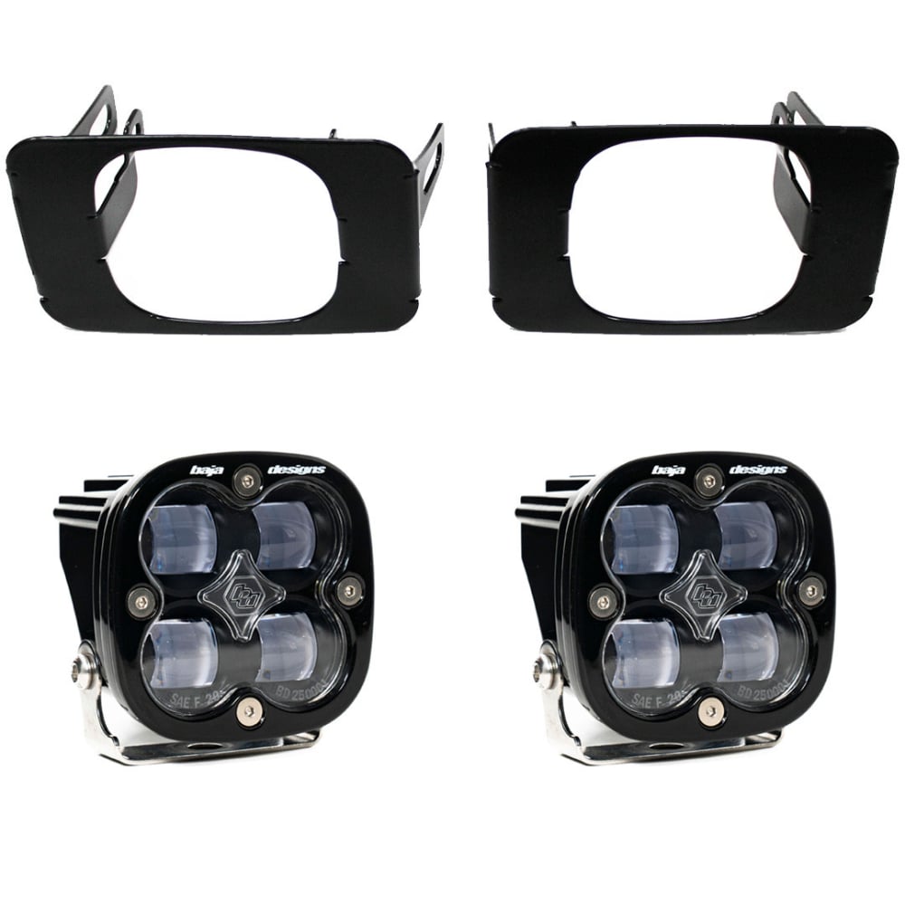 Baja Designs Squadron SAE Fog Pocket Light Kit 17 22 Ford F 250 / F 350 SuperDuty 4x4