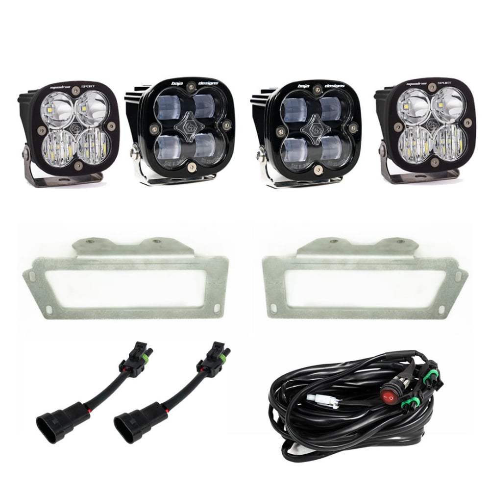 Baja Designs Squadron SAE Fog Pocket Light Kit 10 18 Ram 2500 / 3500
