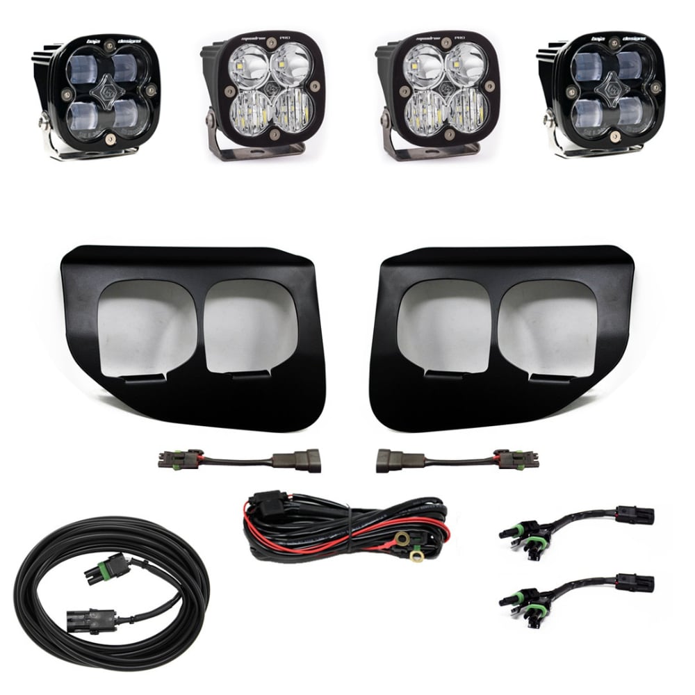 Baja Designs Squadron SAE Pro Fog Pocket Light Kit 20 22 Ford F 250 / F 350 SuperDuty 4x4