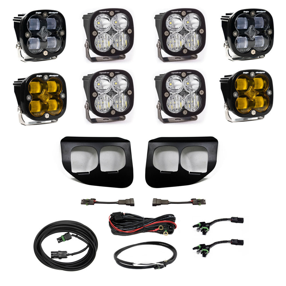 Baja Designs Squadron SAE Pro Fog Pocket Light Kit 20 22 Ford F 250 / F 350 SuperDuty 4x4