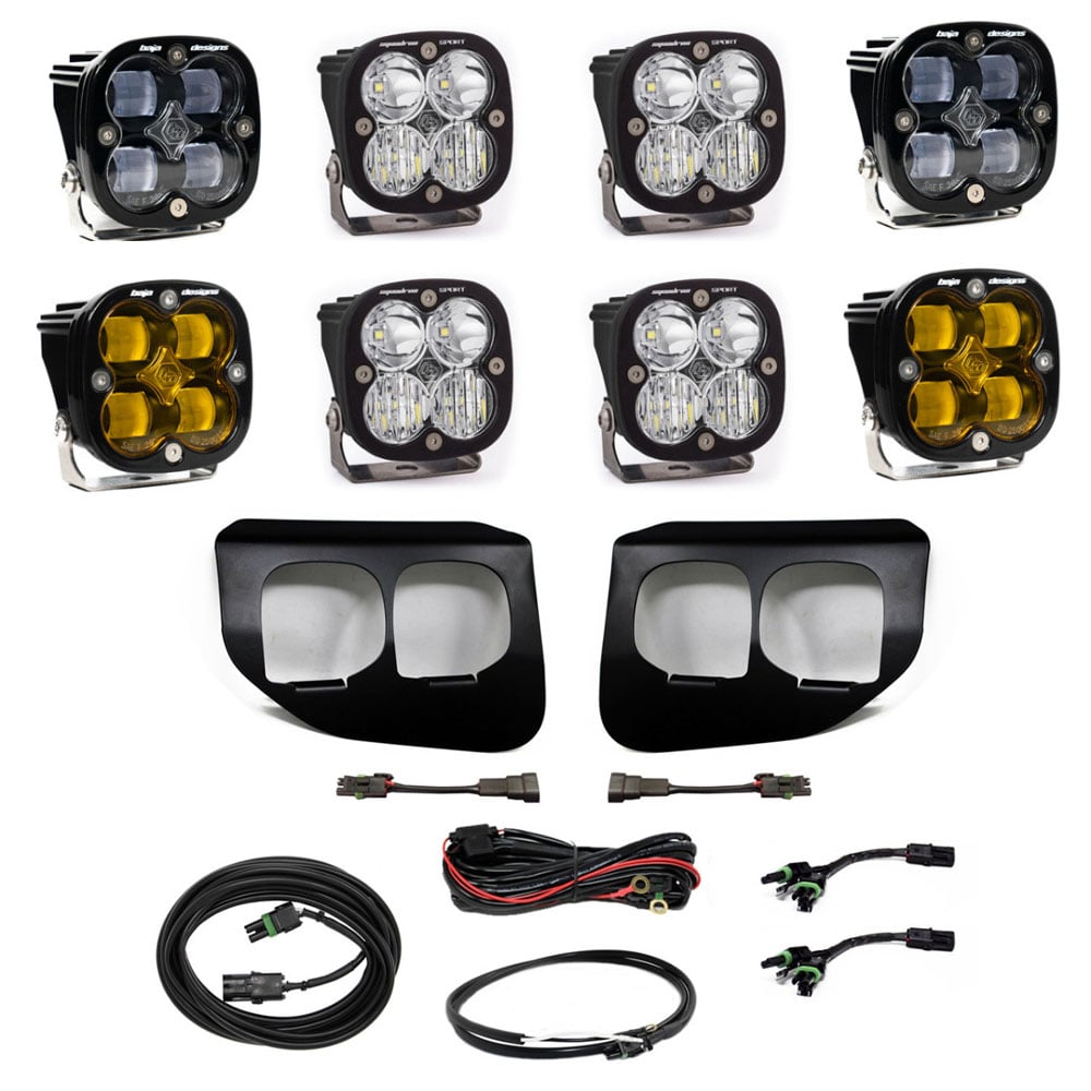 Baja Designs Squadron SAE/Sport Fog Pocket Light Kit 20 22 Ford F 250 / F 350 SuperDuty 4x4