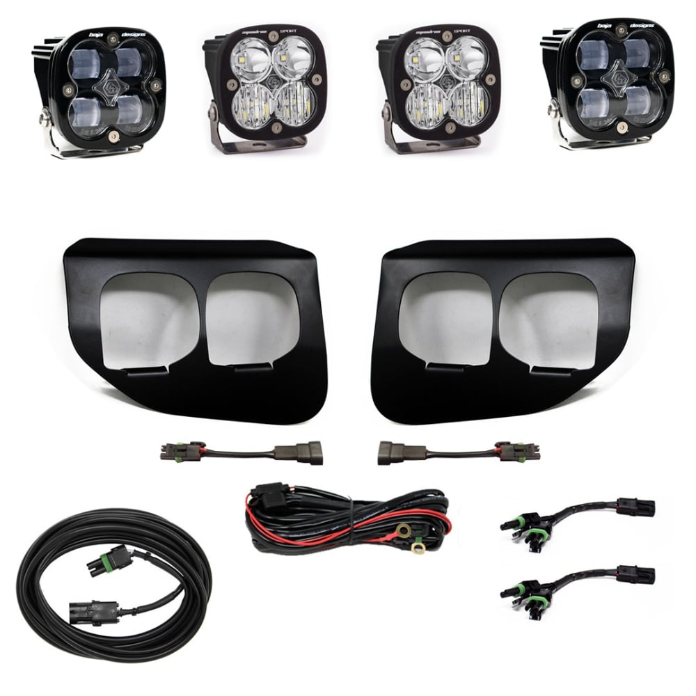 Baja Designs Squadron SAE/Sport Fog Pocket Light Kit 20 22 Ford F 250 / F 350 SuperDuty 4x4
