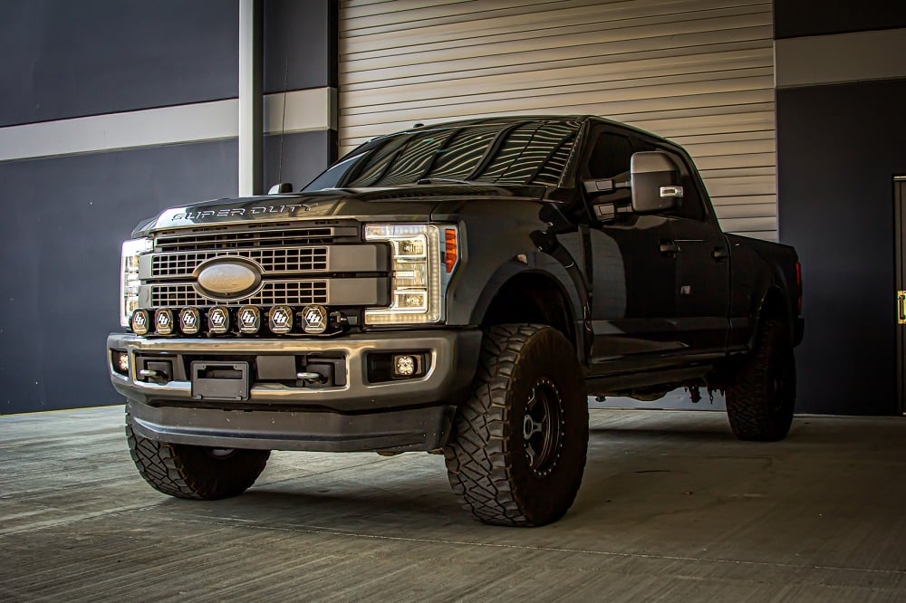 Baja Designs 7 XL Linkable Light Kit With Bumper Bracket for 17-19 Ford Superduty