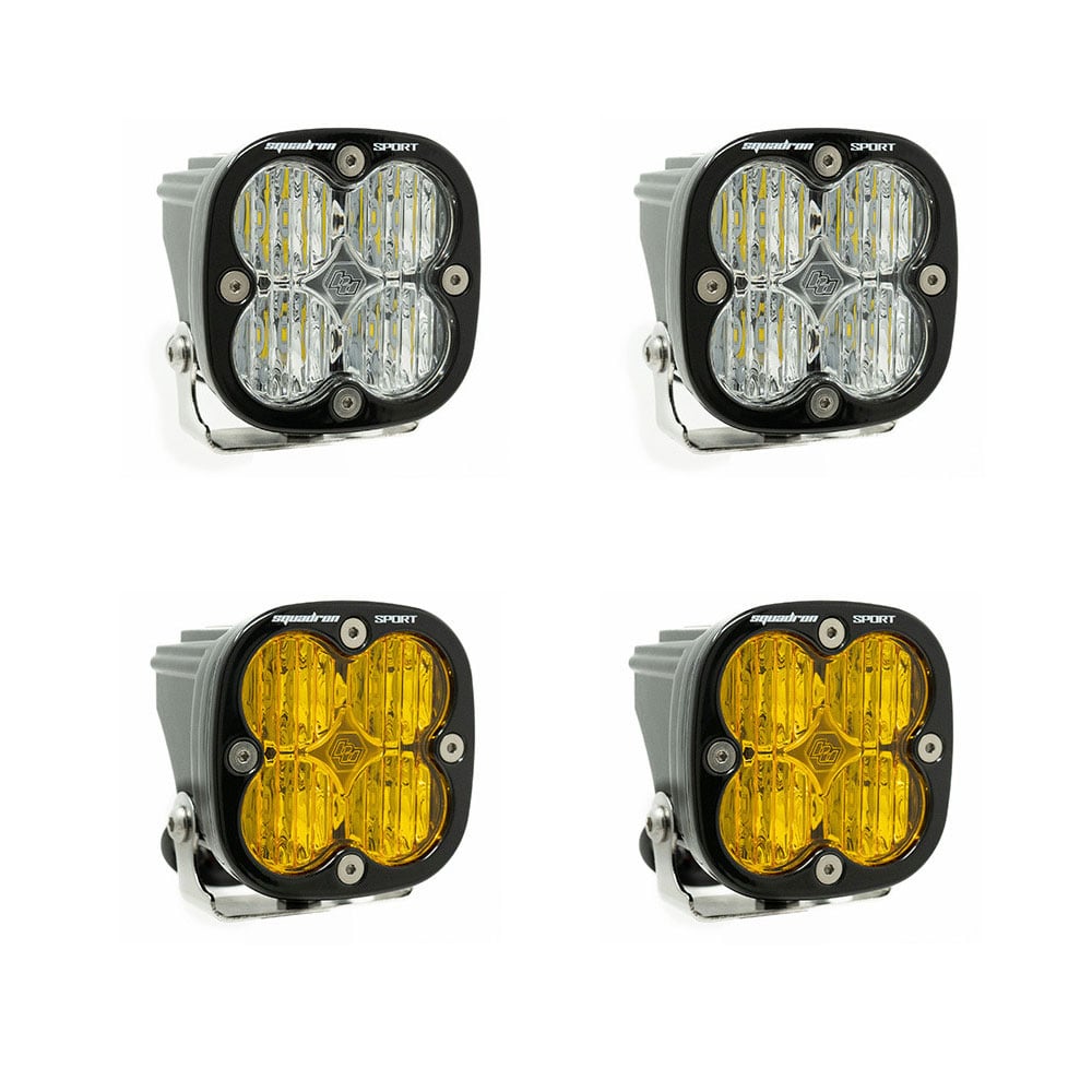Baja Designs Squadron Sport Fog Pocket Light Kit and for 19-24 Mercedes and Sprinter 2500 and 3500