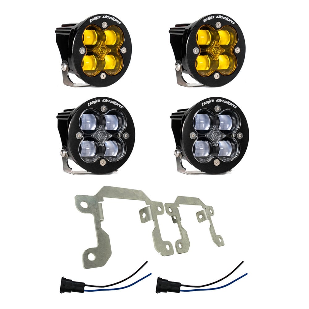 Baja Designs Squadron SAE Fog Pocket Light Kit 19 22 Ram Big Horn 2500 / 3500