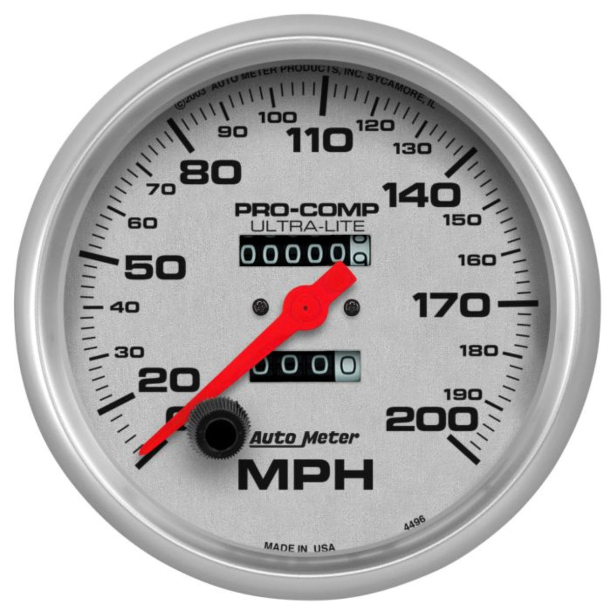 Auto Meter Ultra-Lite Speedometer Gauge