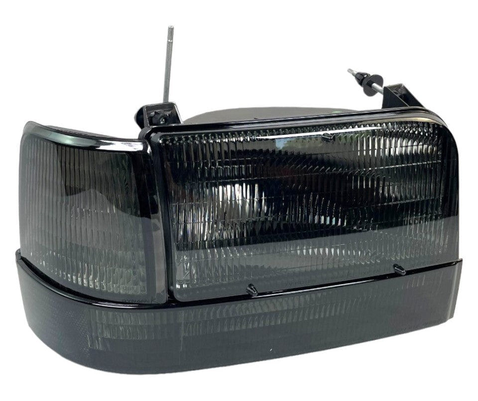 Complete Performance Smoked Diffused Headlight Kit 92-97 Ford F-250/350