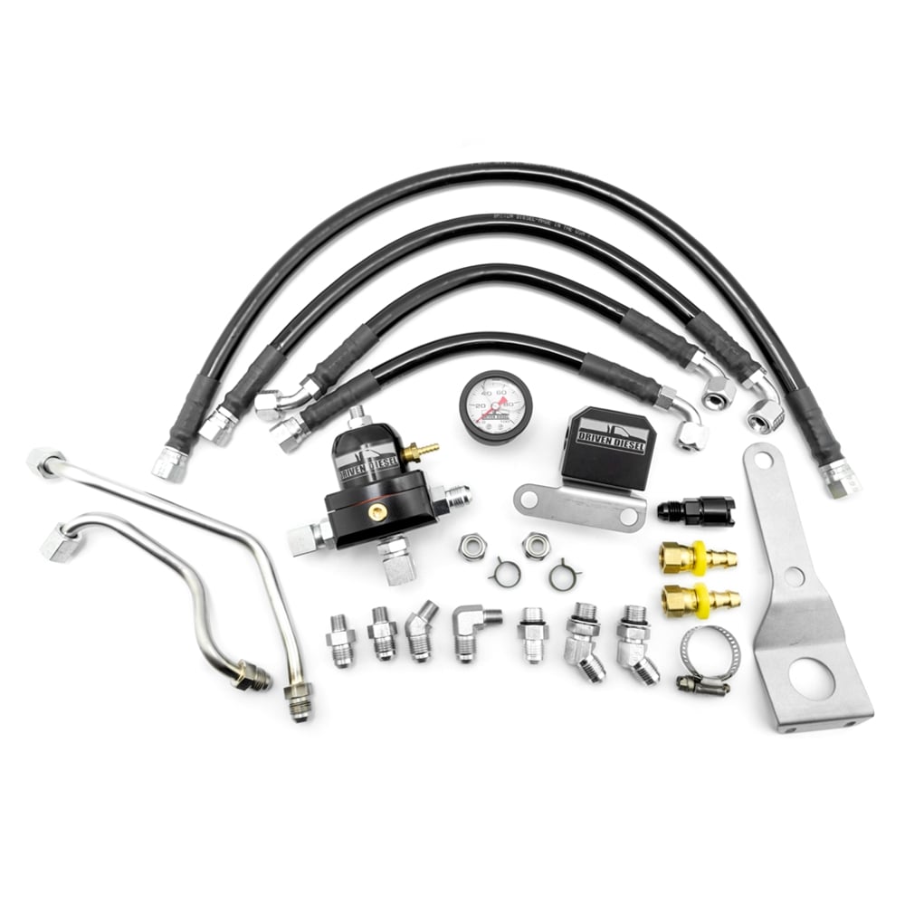 Driven Diesel Fuel Bowl Delete Regulated Return System for 99-03 7.3L Ford Powerstoke E-Series Van