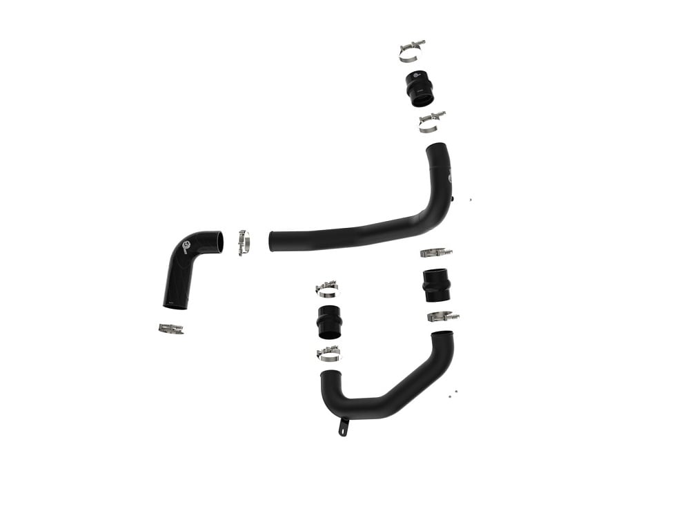 AFE BladeRunner Aluminum Hot &amp; Cold Charge Pipe Kit for 08-10 Ford 6.4L Powerstroke