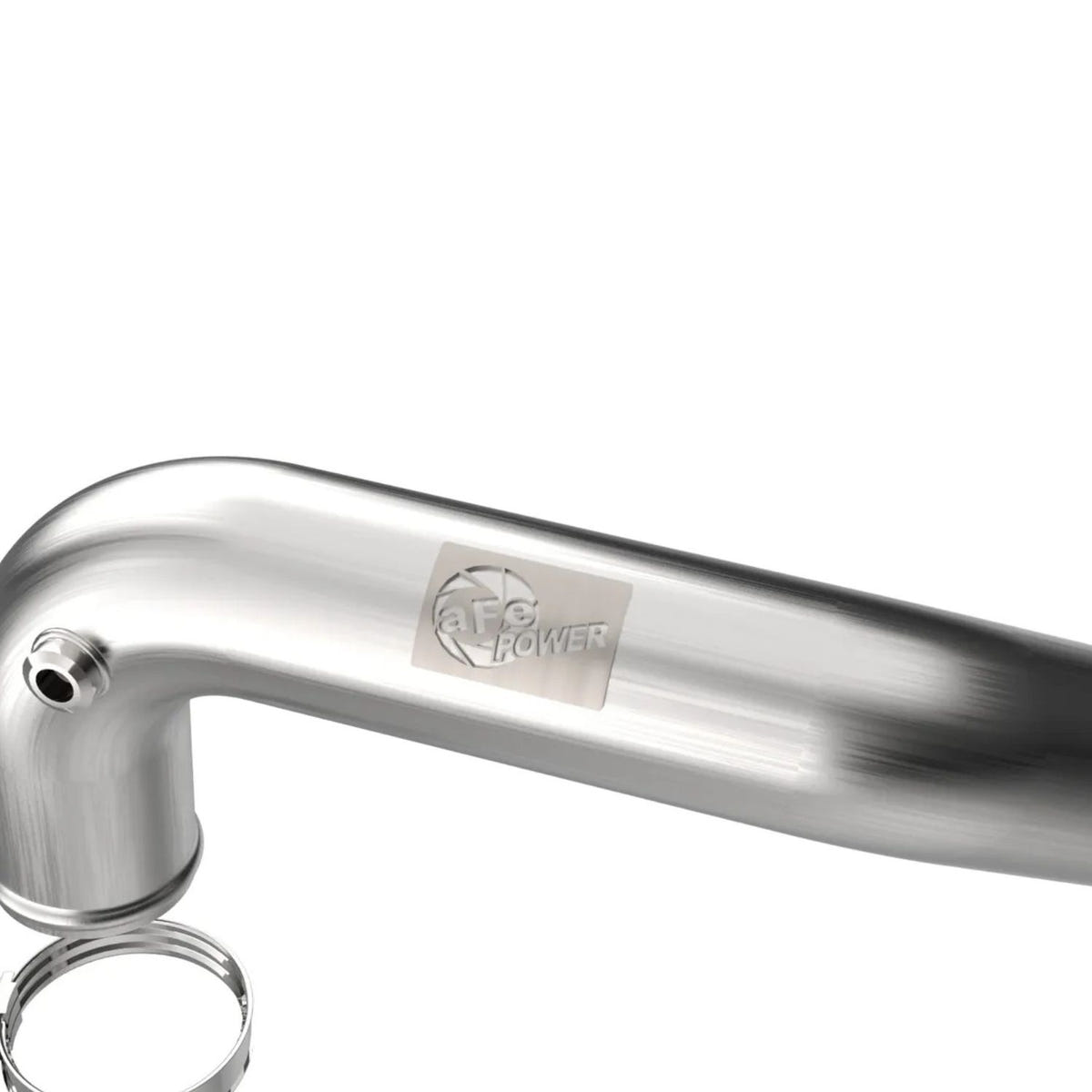 Durable corrosion-resistant stainless steel charge pipe for boost efficiency