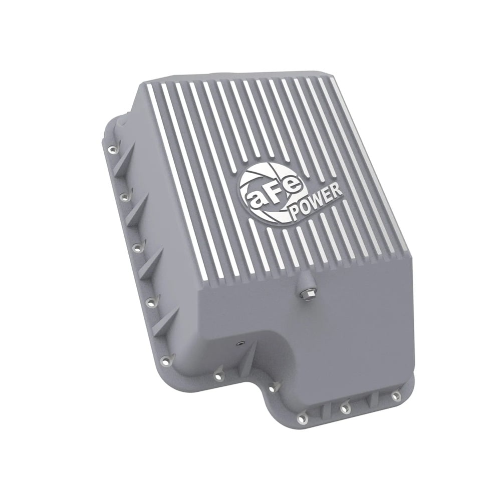 AFE Power Deep Sump Transmission Pan for 94-10 Ford 7.3 and 6.0 and 6.4L Powerstroke