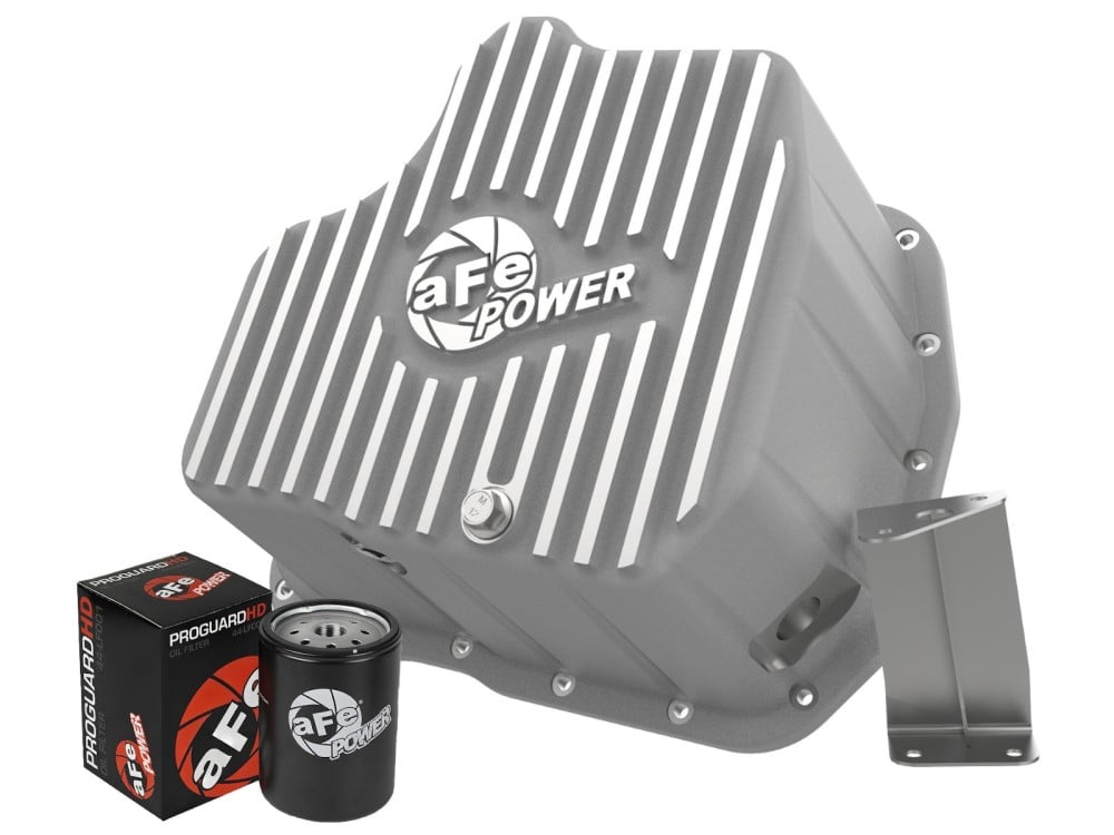 AFE Engine Oil Pan 01 10 GM 6.6L Duramax