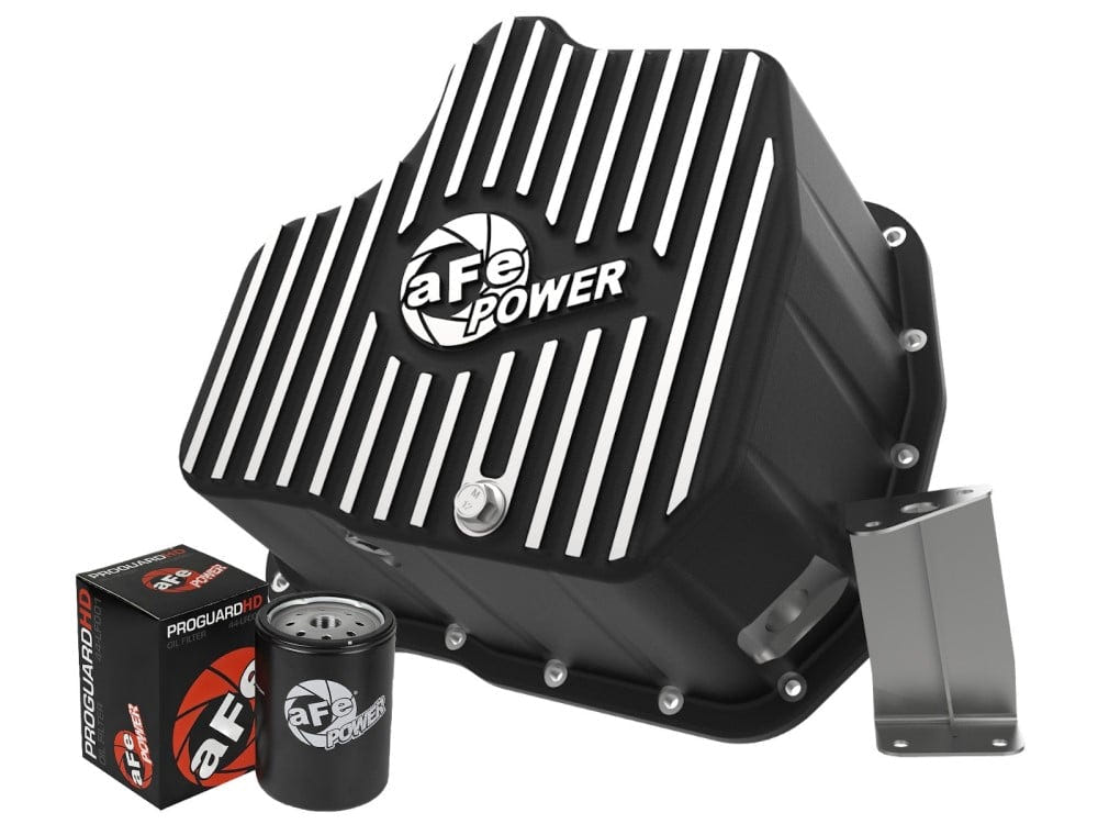 AFE Engine Oil Pan 01 10 GM 6.6L Duramax