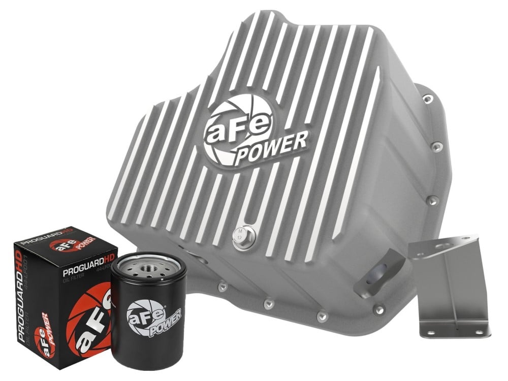 AFE Engine Oil Pan 01 10 GM 6.6L Duramax