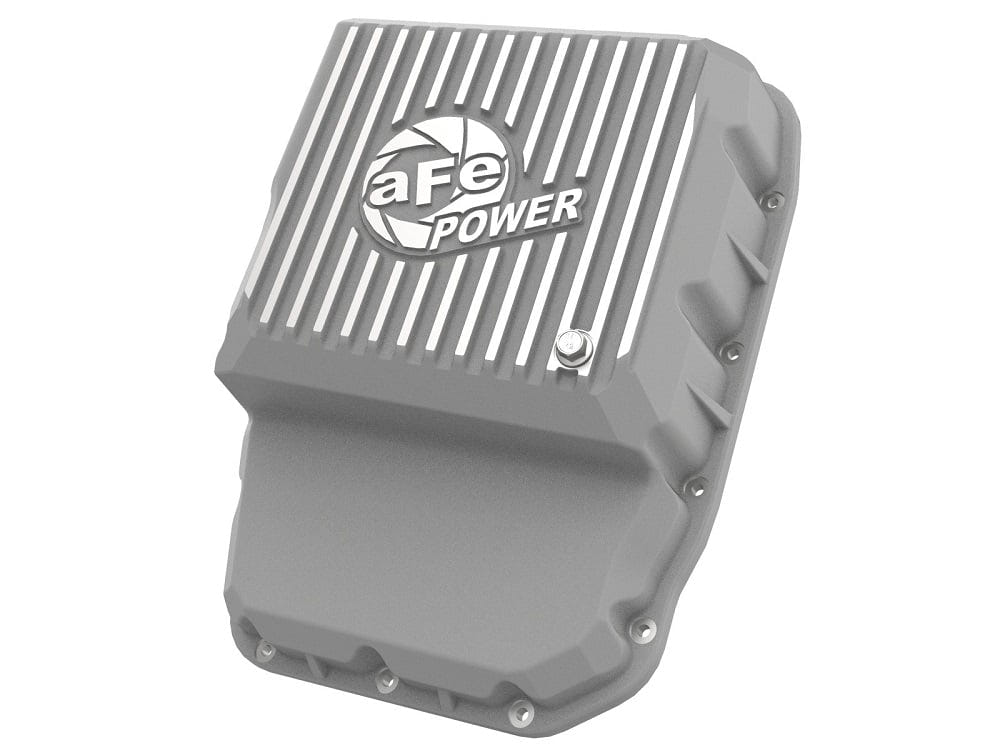 AFE High Capacity Finned Transmission Pan for 13-23 Ram 6.7L Cummins 68RFE