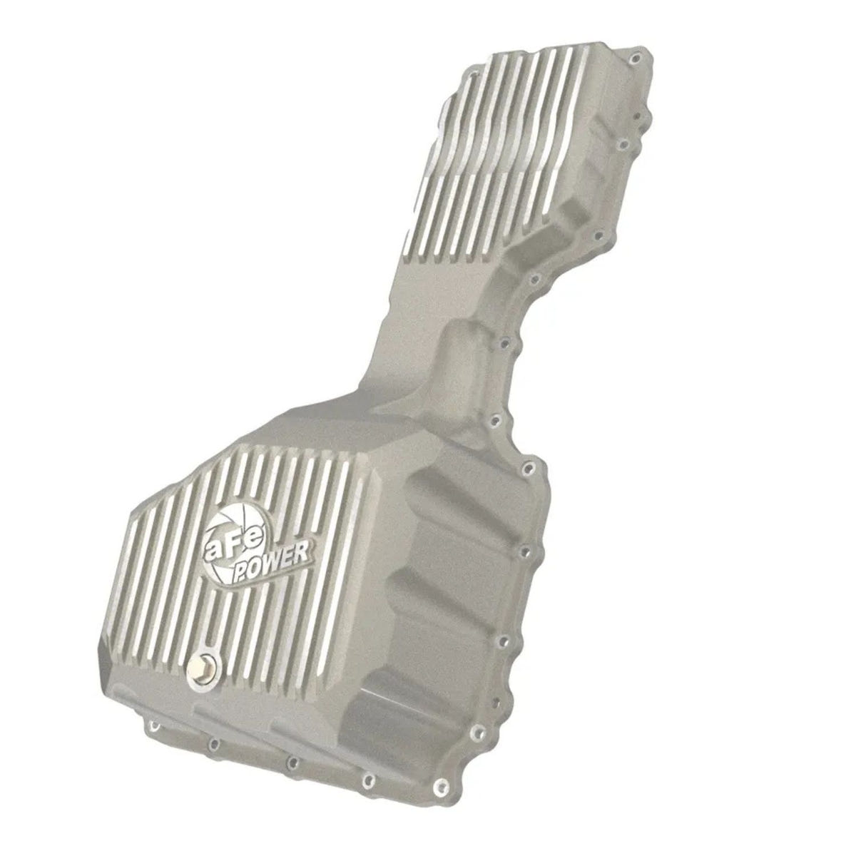 aFe raw aluminum oil pan cooling fins GM 6.6L L5P Duramax 2017–2019