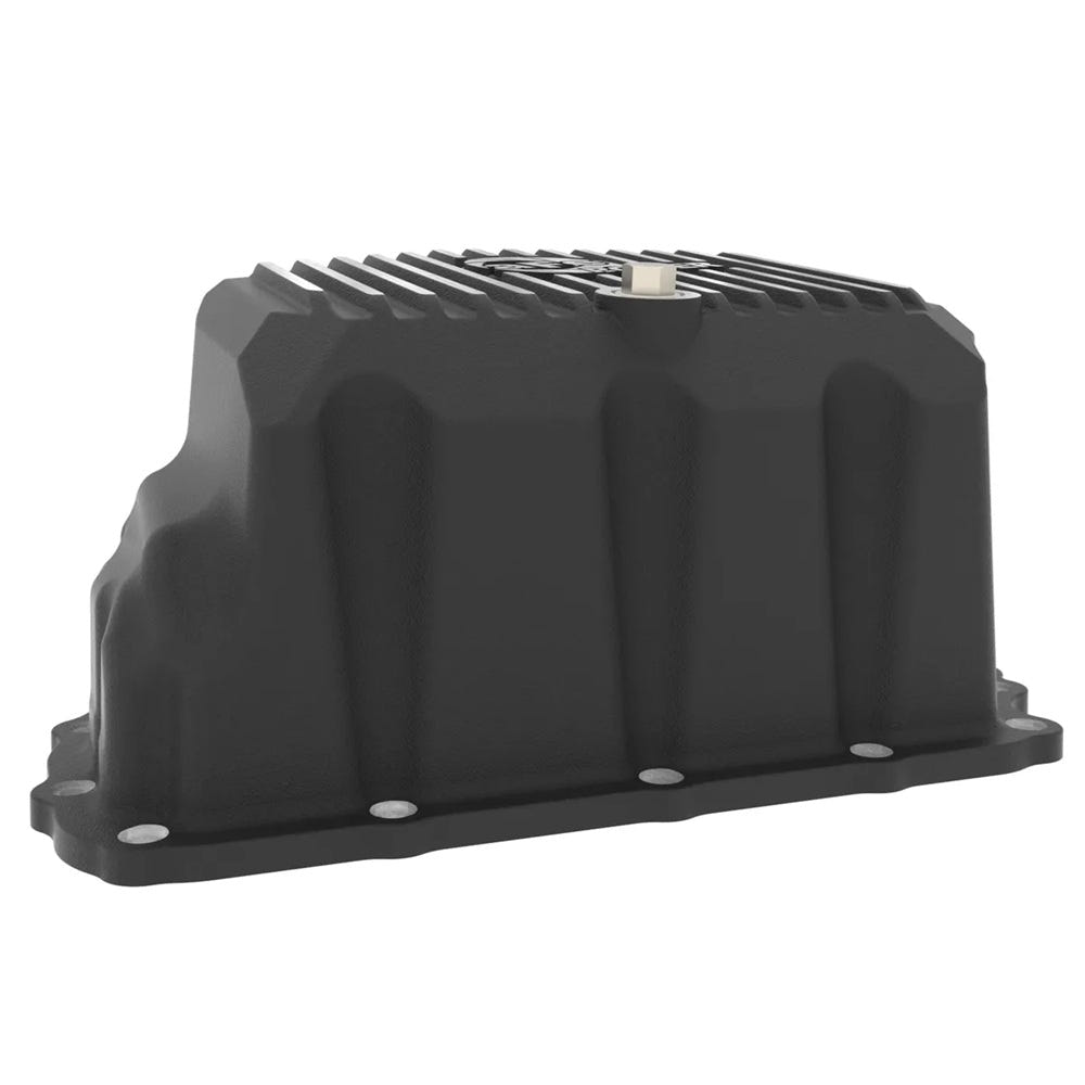 AFE Power Pro Series Engine Oil Pan Black With Machined Fins for 17-19 GM 6.6L Duramax L5P