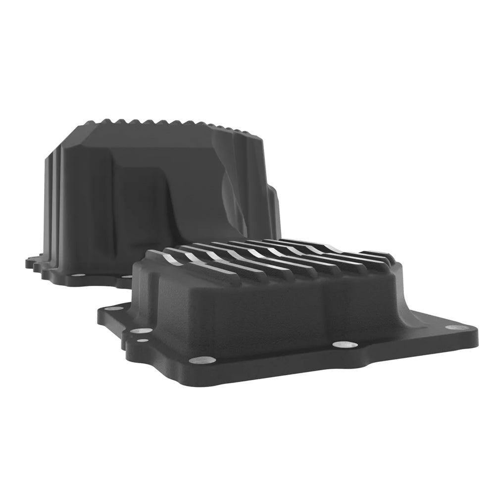 AFE Power Pro Series Engine Oil Pan Black With Machined Fins for 20-25 GM 6.6L Duramax L5P