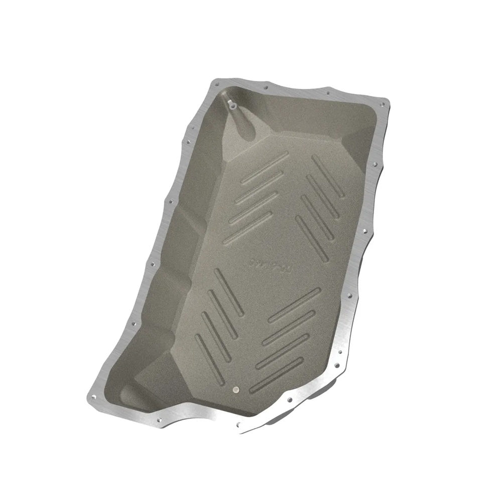 AFE Power Pro Series Transmission Pan Black With Machined Fins for 20-25 GM 6.6L Duramax L5P