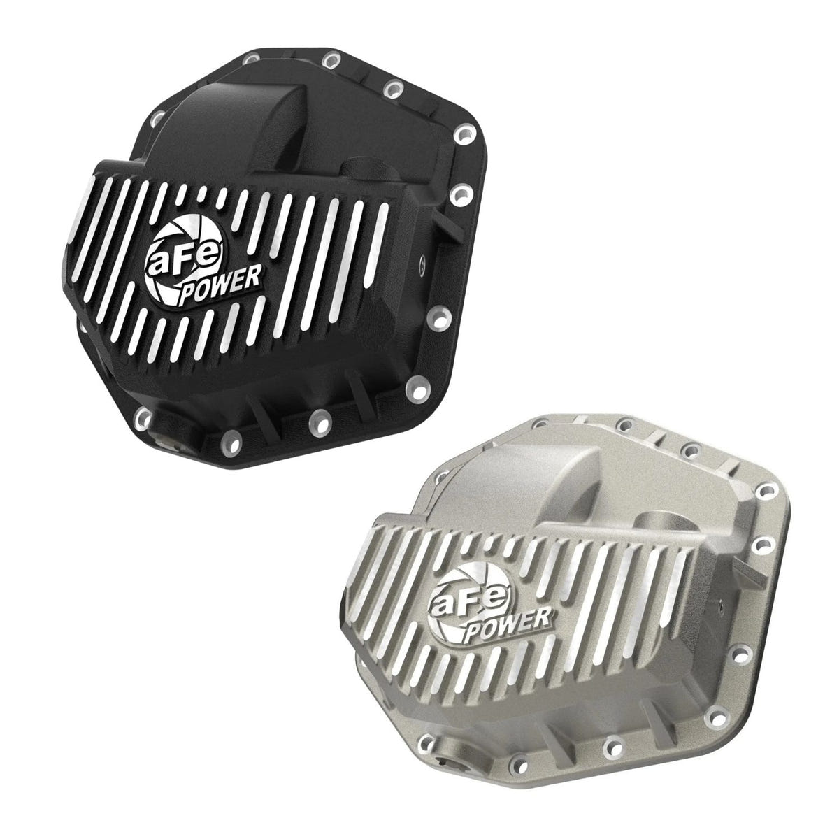 AFE Front Differential Cover With Machined Fins 23-26 Ford F-250/F-350