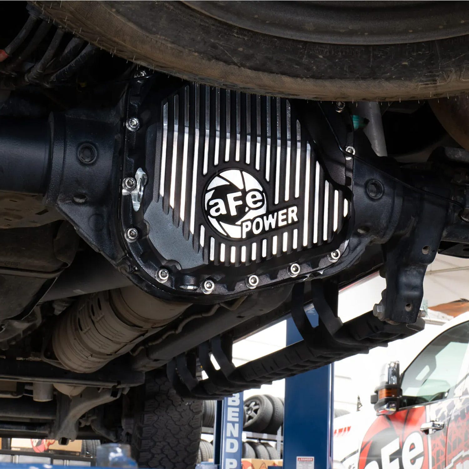 AFE POWER Rear Differential Cover With Machined Fins 23-25 Ford 6.7L Powerstroke