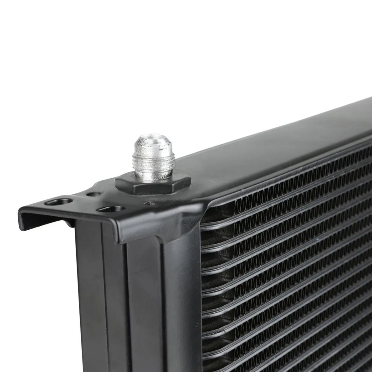 aFe BladeRunner oil cooler with hoses and hardware for easy installation