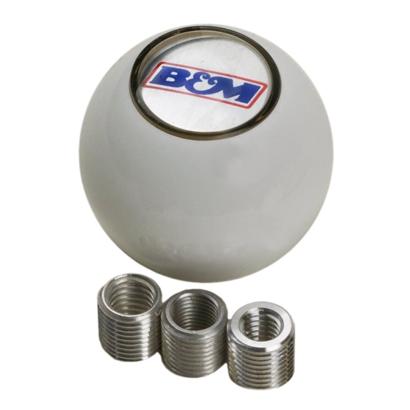 B&amp;M Universal White Shifter Knob
